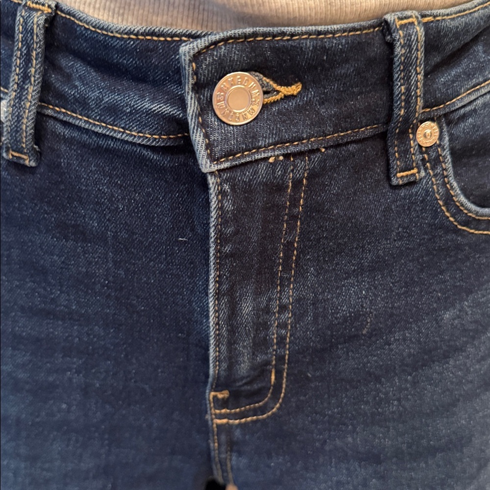 MANGO Sienna Mid-rise Flared Cropped Ankle Jeans - Picture 6 of 8